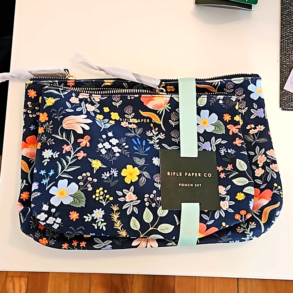 Rifle Paper Co Brand New Pouch Set